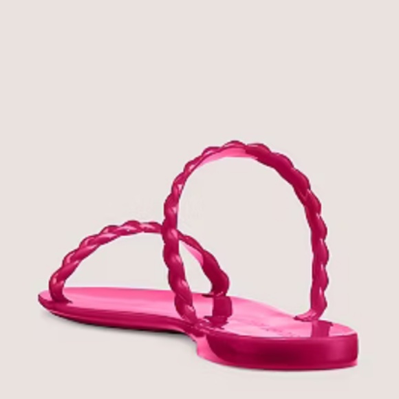 Stuart Weitzman Braida Sawyer Jelly Sandal Orchid 38.5 (8) - Picture 4 of 5
